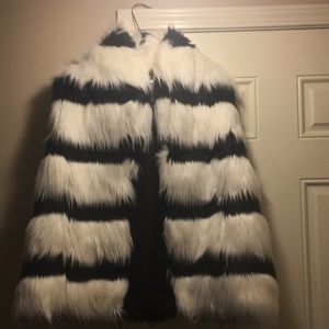 Warm furry vest